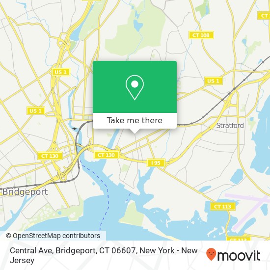 Central Ave, Bridgeport, CT 06607 map