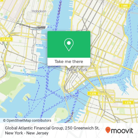 Global Atlantic Financial Group, 250 Greenwich St map