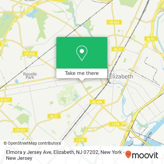 Elmora y Jersey Ave, Elizabeth, NJ 07202 map