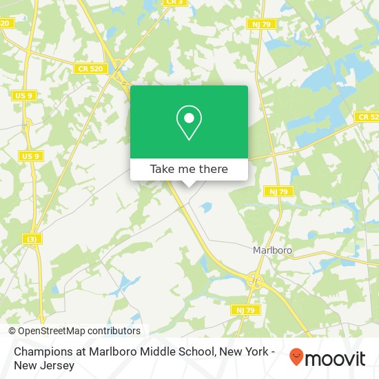 Champions at Marlboro Middle School, Marlboro, NJ 07746 map