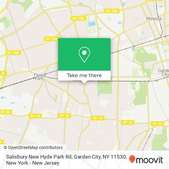 Salisbury New Hyde Park Rd, Garden City, NY 11530 map