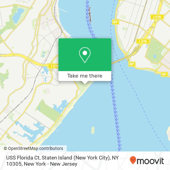 Mapa de USS Florida Ct, Staten Island (New York City), NY 10305