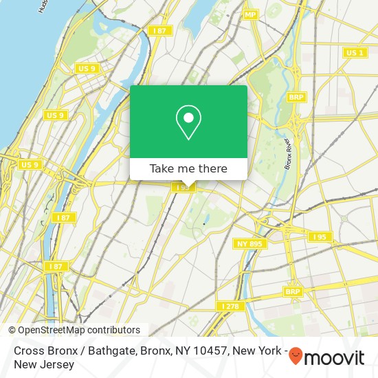 Cross Bronx / Bathgate, Bronx, NY 10457 map