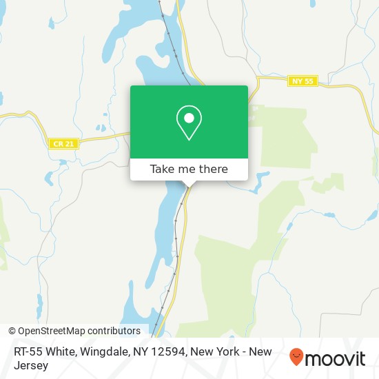 RT-55 White, Wingdale, NY 12594 map