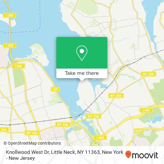 Knollwood West Dr, Little Neck, NY 11363 map