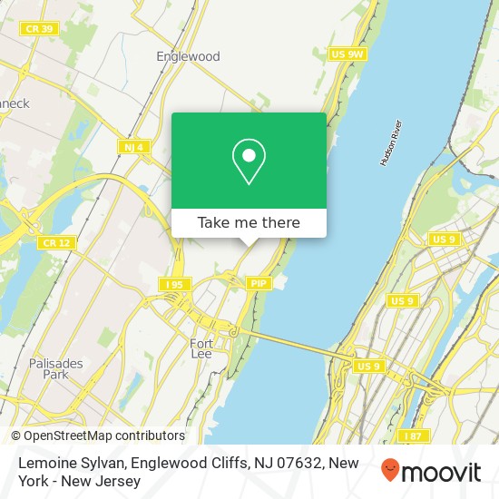 Mapa de Lemoine Sylvan, Englewood Cliffs, NJ 07632