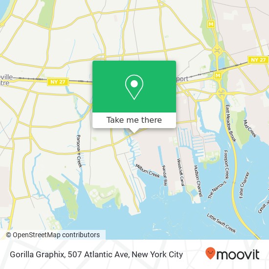 Gorilla Graphix, 507 Atlantic Ave map