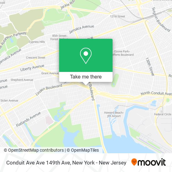 Conduit Ave Ave 149th Ave map