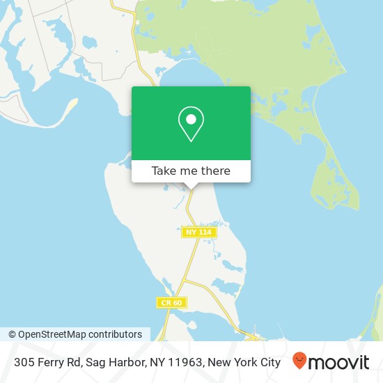 305 Ferry Rd, Sag Harbor, NY 11963 map