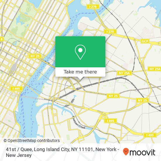 Mapa de 41st / Quee, Long Island City, NY 11101