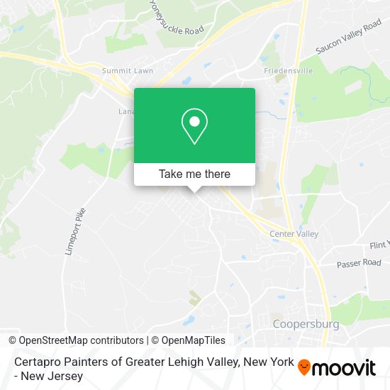 Mapa de Certapro Painters of Greater Lehigh Valley, Lanark Rd