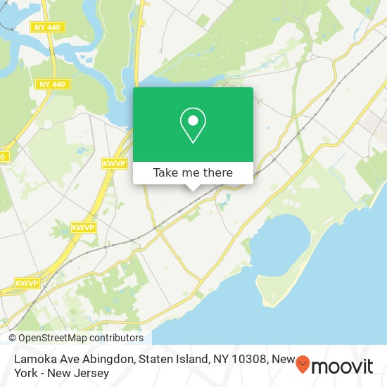 Lamoka Ave Abingdon, Staten Island, NY 10308 map