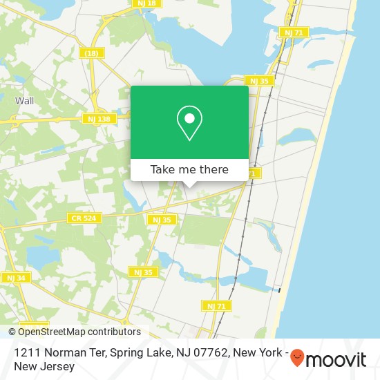 1211 Norman Ter, Spring Lake, NJ 07762 map