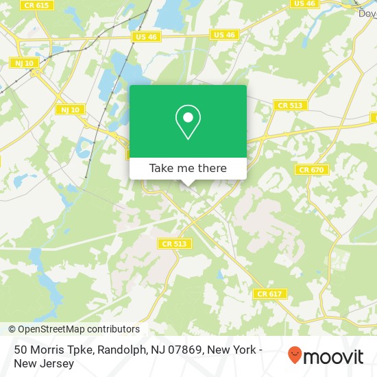 50 Morris Tpke, Randolph, NJ 07869 map