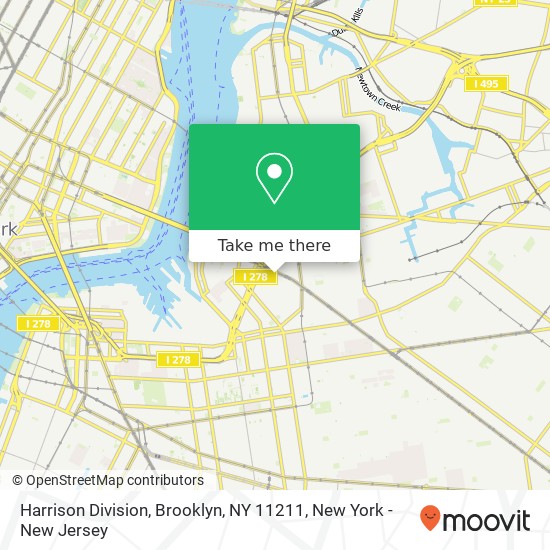 Mapa de Harrison Division, Brooklyn, NY 11211