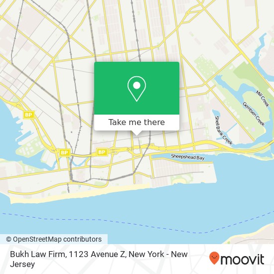 Bukh Law Firm, 1123 Avenue Z map