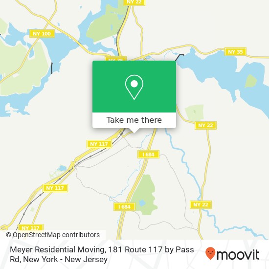 Meyer Residential Moving, 181 Route 117 by Pass Rd map