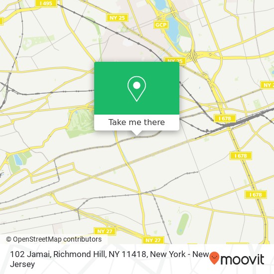 102 Jamai, Richmond Hill, NY 11418 map