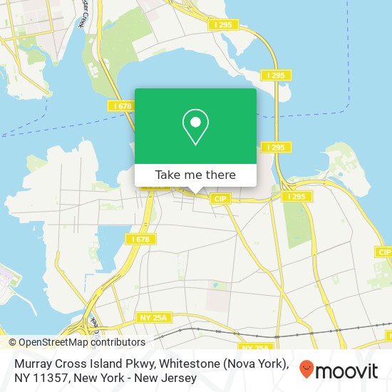 Mapa de Murray Cross Island Pkwy, Whitestone (Nova York), NY 11357