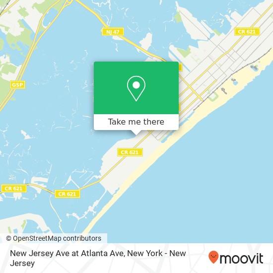 Mapa de New Jersey Ave at Atlanta Ave, Wildwood, NJ 08260