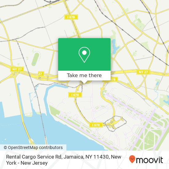 Mapa de Rental Cargo Service Rd, Jamaica, NY 11430