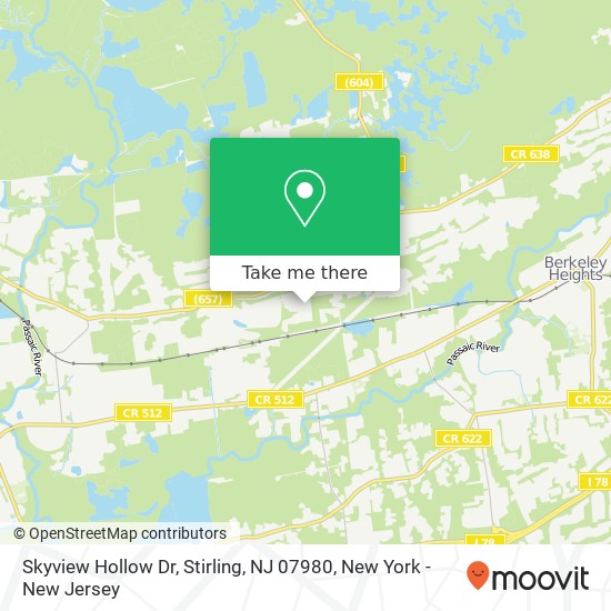 Skyview Hollow Dr, Stirling, NJ 07980 map