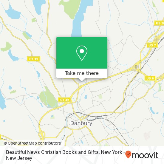 Beautiful News Christian Books and Gifts map