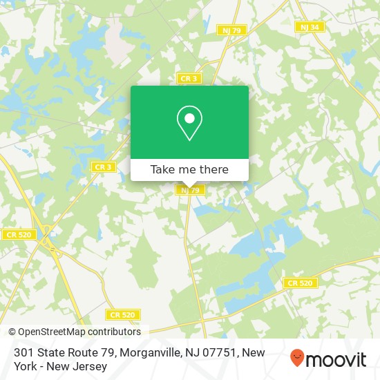 301 State Route 79, Morganville, NJ 07751 map