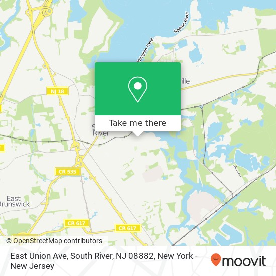 East Union Ave, South River, NJ 08882 map