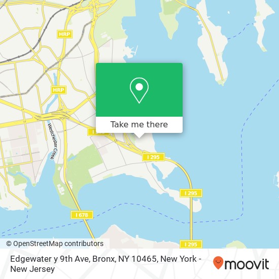 Mapa de Edgewater y 9th Ave, Bronx, NY 10465