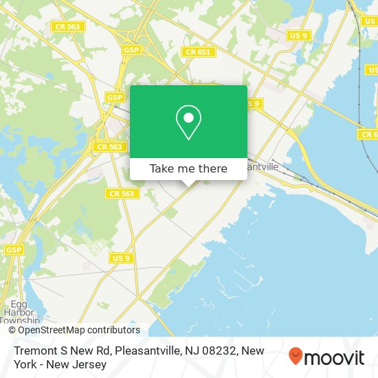 Tremont S New Rd, Pleasantville, NJ 08232 map