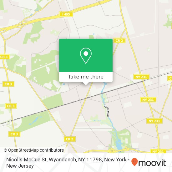 Nicolls McCue St, Wyandanch, NY 11798 map
