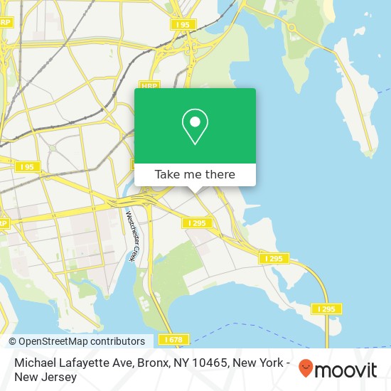 Mapa de Michael Lafayette Ave, Bronx, NY 10465