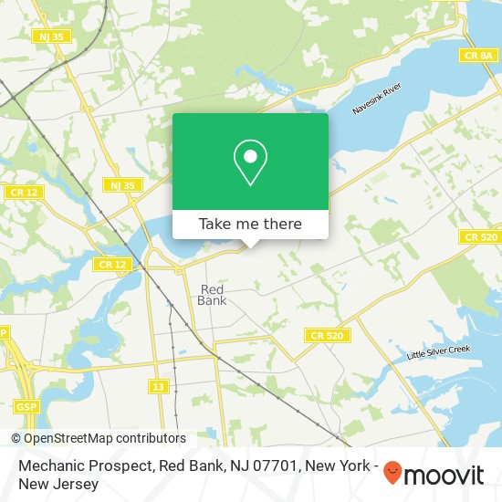 Mechanic Prospect, Red Bank, NJ 07701 map