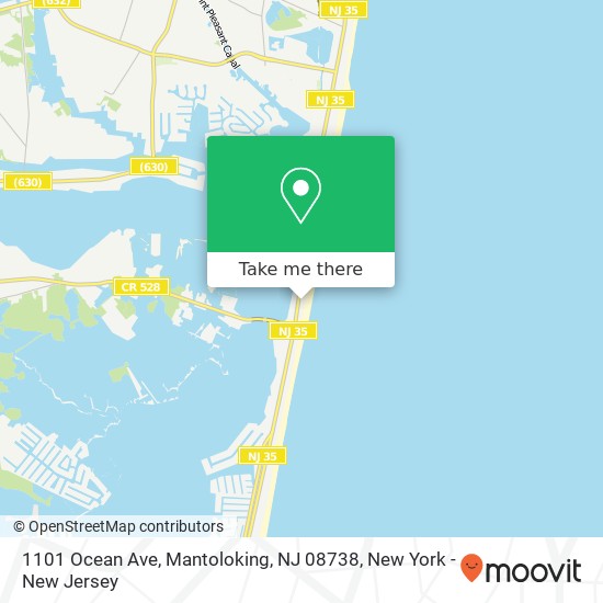 1101 Ocean Ave, Mantoloking, NJ 08738 map