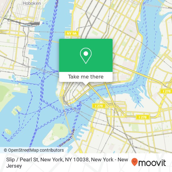 Slip / Pearl St, New York, NY 10038 map
