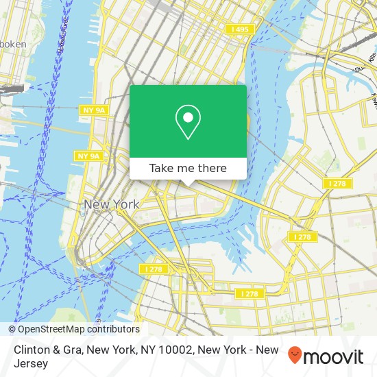 Clinton & Gra, New York, NY 10002 map