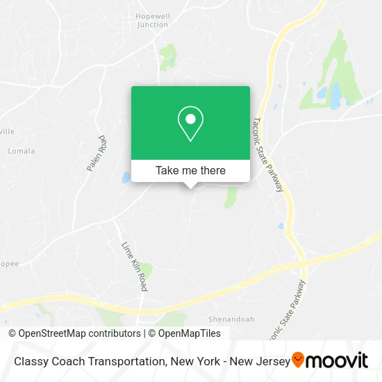 Classy Coach Transportation map