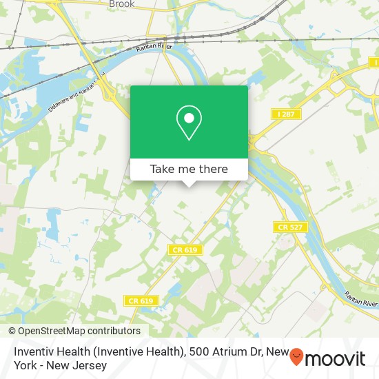 Inventiv Health (Inventive Health), 500 Atrium Dr map