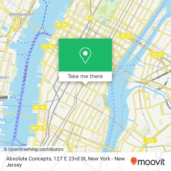 Absolute Concepts, 127 E 23rd St map