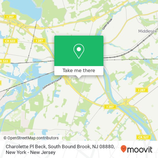 Charolette Pl Beck, South Bound Brook, NJ 08880 map