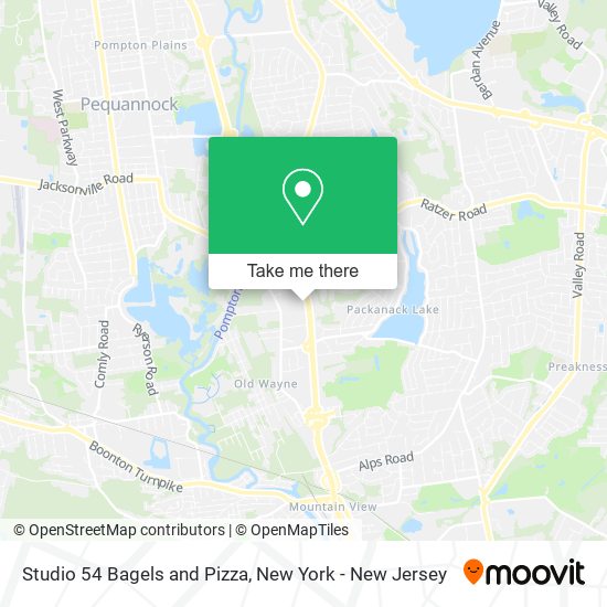 Studio 54 Bagels and Pizza map