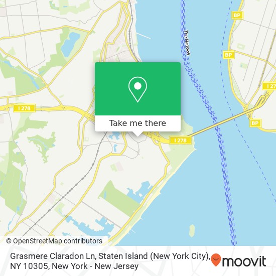 Grasmere Claradon Ln, Staten Island (New York City), NY 10305 map