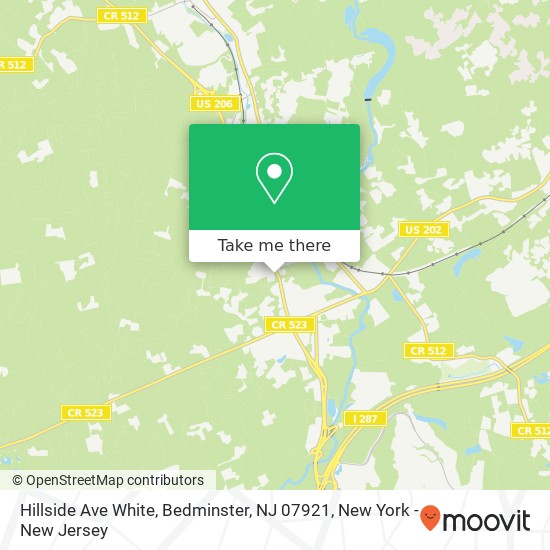 Hillside Ave White, Bedminster, NJ 07921 map