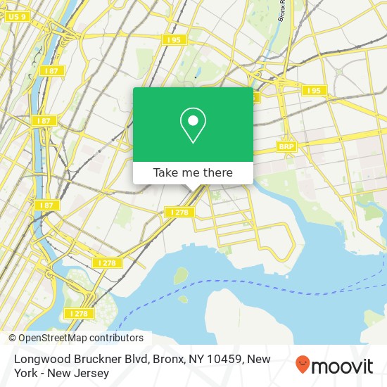 Longwood Bruckner Blvd, Bronx, NY 10459 map