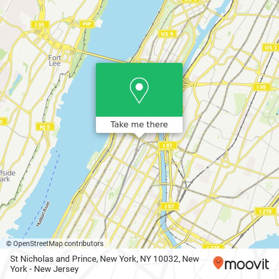 St Nicholas and Prince, New York, NY 10032 map