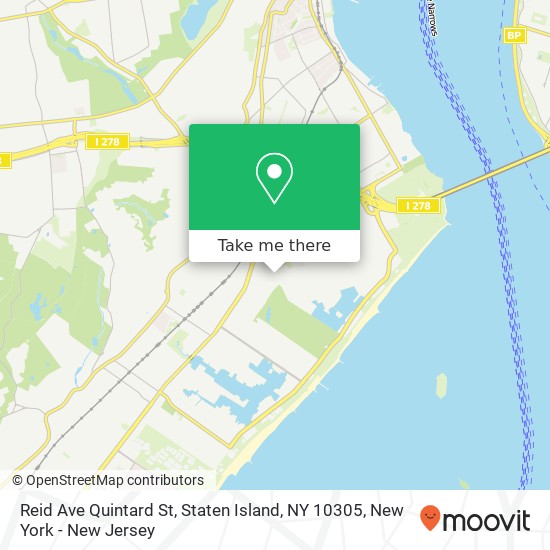 Reid Ave Quintard St, Staten Island, NY 10305 map