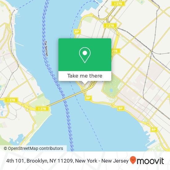 4th 101, Brooklyn, NY 11209 map