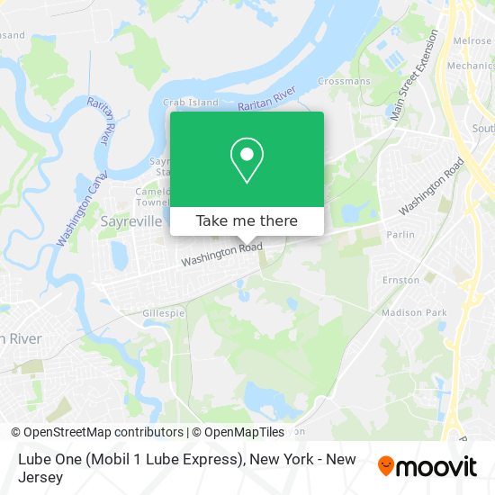 Mapa de Lube One (Mobil 1 Lube Express)