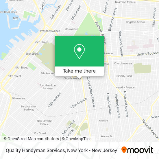 Mapa de Quality Handyman Services